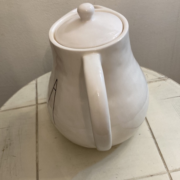 Rae Dunn teapot by  exclusive magenta with M stamp - Picture 4 of 10
